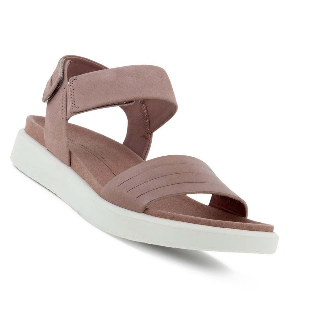 Ecco Flowt Flate Sandaler Dame Rosa | NO 180GSO